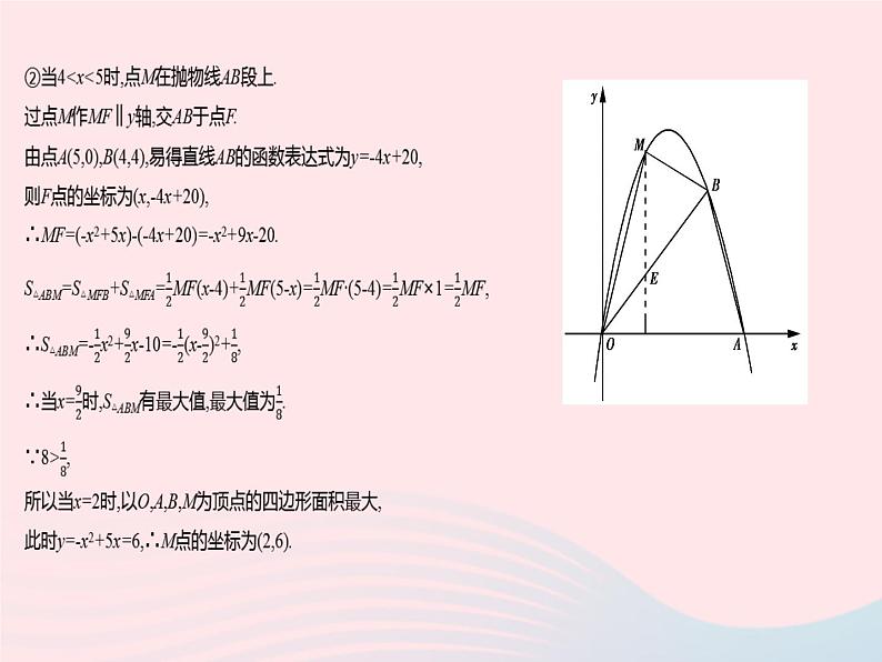 2023九年级数学下册第26章二次函数专项2二次函数的最值与存在性问题作业课件新版华东师大版第7页