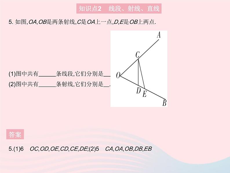 2023七年级数学上册第4章图形的初步认识4.5最基本的图形__点和线课时1点和线教学课件新版华东师大版07