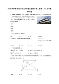 2022-2023学年四川省达州市渠县清溪中学八年级（下）期末数学试卷（含解析）