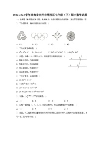 2022-2023学年湖南省永州市零陵区七年级（下）期末数学试卷（含解析）