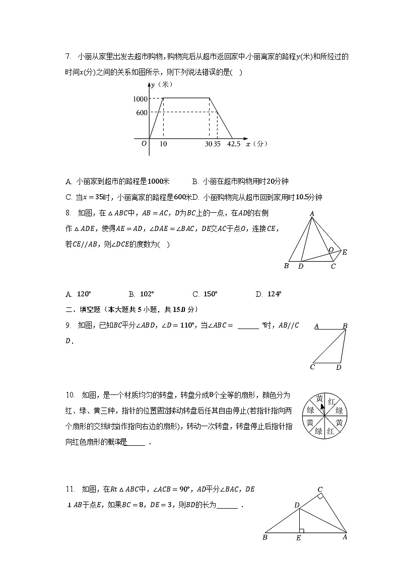 2022-2023学年陕西省咸阳市秦都区七年级（下）期末数学试卷（含解析）02