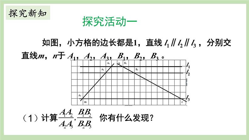 北师大数学九上 2 平行线分线段成比例 课件PPT+教案03