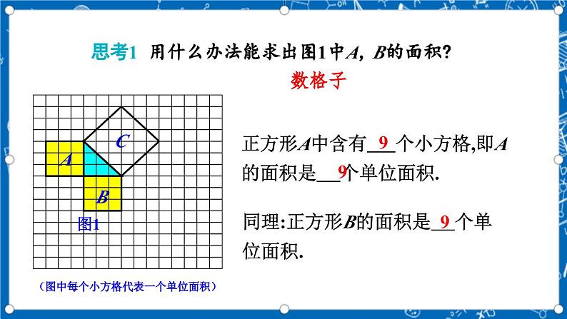 北师大版数学八年级上册1.1《 探索勾股定理(第1课时)》课件06