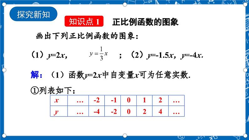 北师大版数学八年级上册4.3《 一次函数的图象（第1课时）》课件04