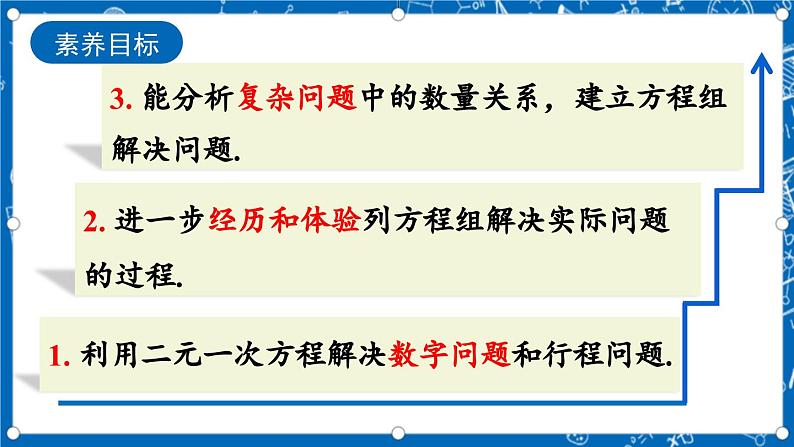 北师大版数学八年级上册5.5《 应用二元一次方程组——里程碑上的数课件》03