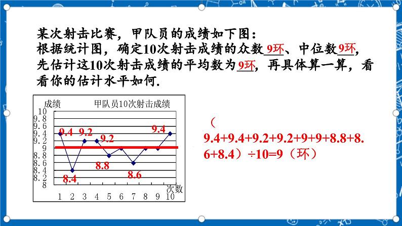 北师大版数学八年级上册6.3《 从统计图分析数据的集中趋势课件》05