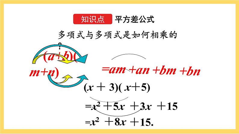 人教版数学八年级上册14.2.1《 平方差公式 》课件+教案+练习04