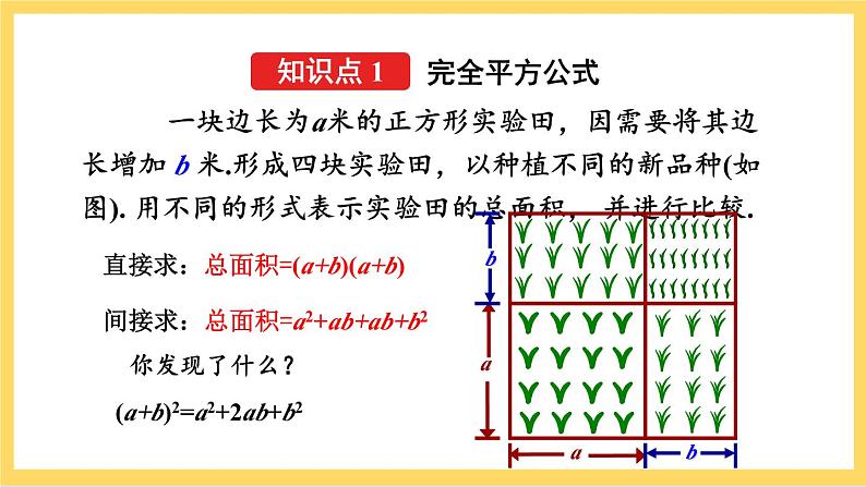 人教版数学八年级上册14.2.2《 完全平方公式》 课件+教案+练习04