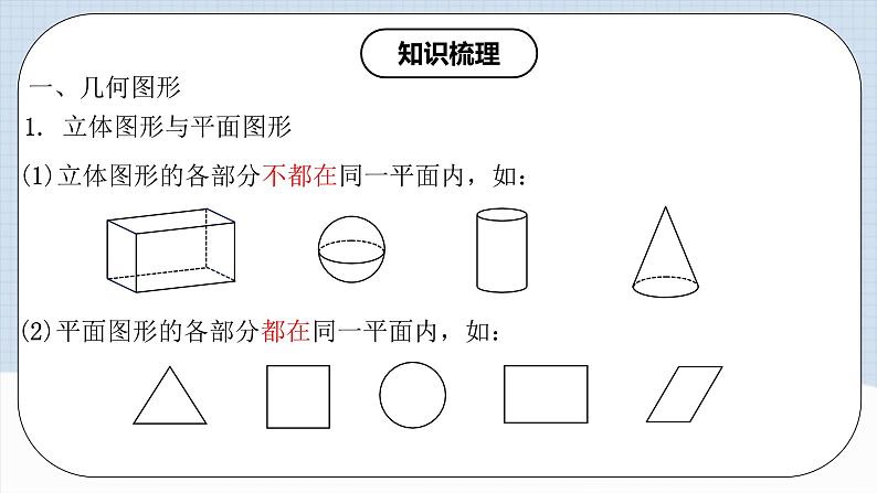 人教版初中数学七年级上册 第4章 几何图形初步 章节复习 课件+达标检测（含教师+学生版）04