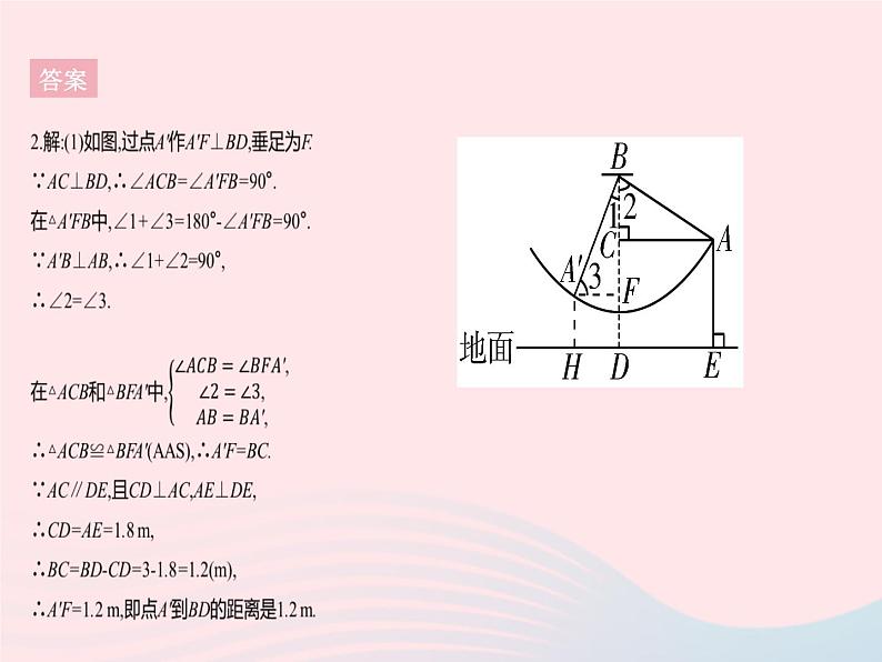 2023八年级数学上册第十三章全等三角形学科素养拓训作业课件新版冀教版第5页