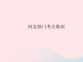 2023八年级数学上册第十四章实数热门考点集训作业课件新版冀教版