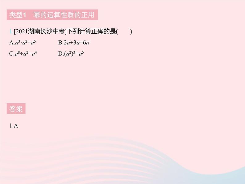 2023七年级数学下册第八章整式的乘法专项1幂的运算的综合上课课件新版冀教版03