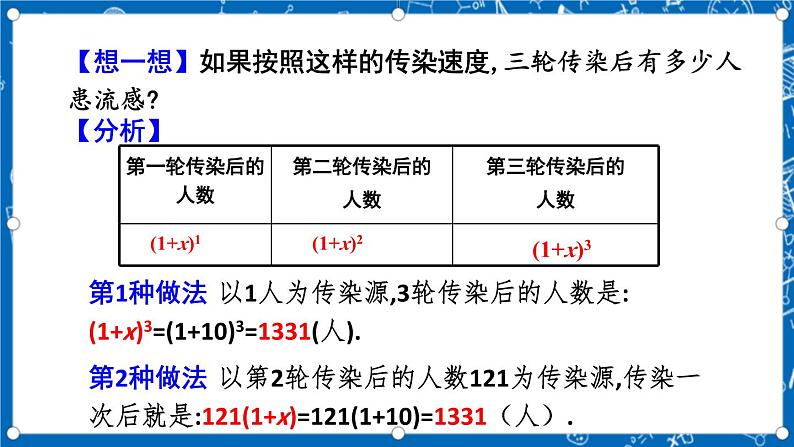 人教版数学九年级上册21.3 《实际问题与一元二次方程 （第1课时）》 课件+教案+练习07