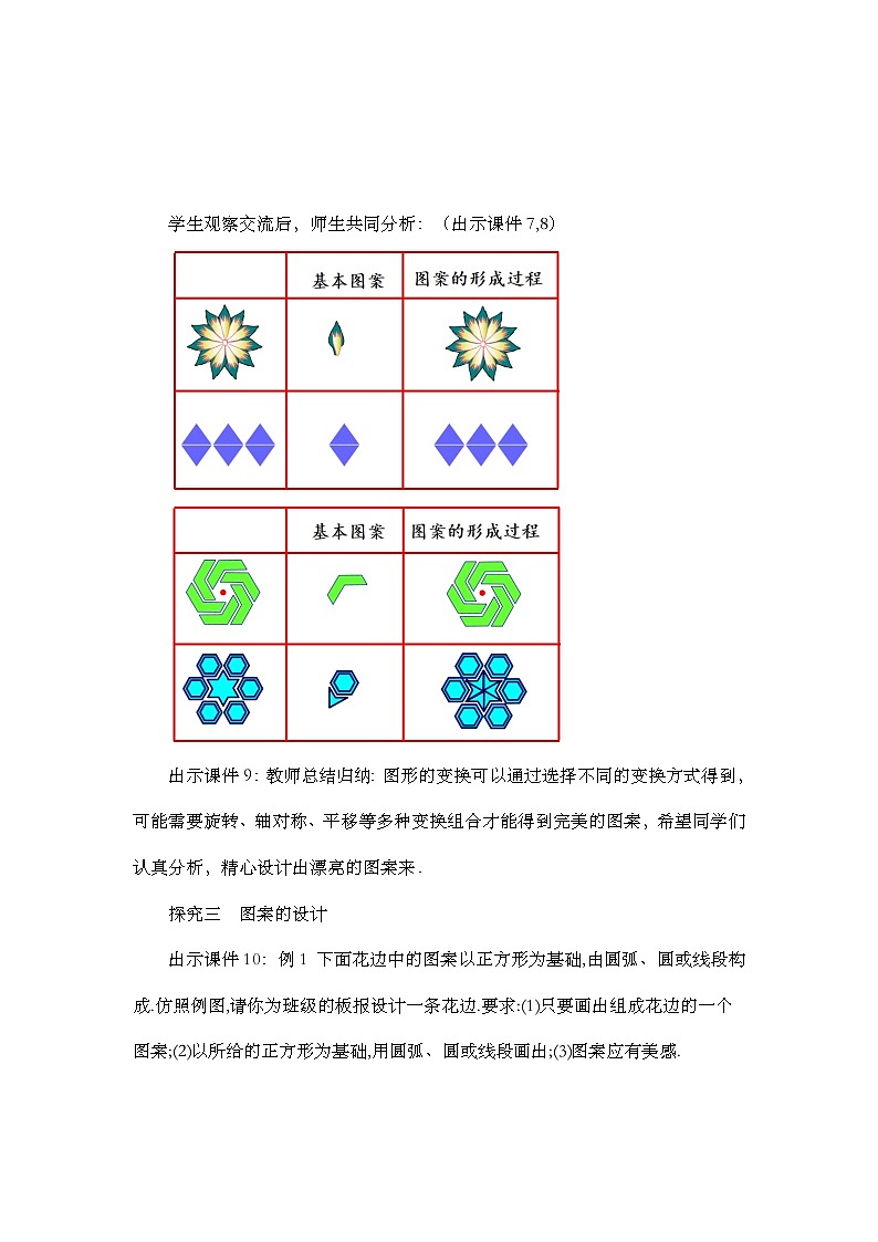 人教版数学九年级上册23.3 《课题学习 图案设计》 课件+教案+练习03