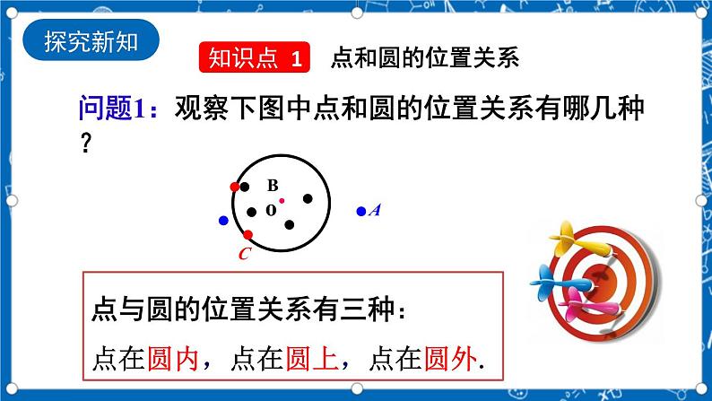 人教版数学九年级上册24.2.1《 点和圆的位置关系 》课件+教案+练习04