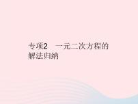 数学九年级上册第二十一章 一元二次方程21.1 一元二次方程作业ppt课件