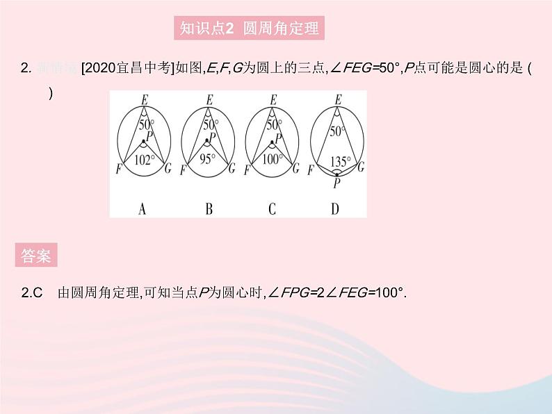 2023九年级数学上册第二十四章圆24.1圆的有关性质课时4圆周角作业课件新版新人教版04