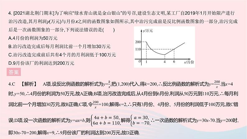 2023九年级数学下册第二十六章反比例函数全章综合检测作业课件新版新人教版06