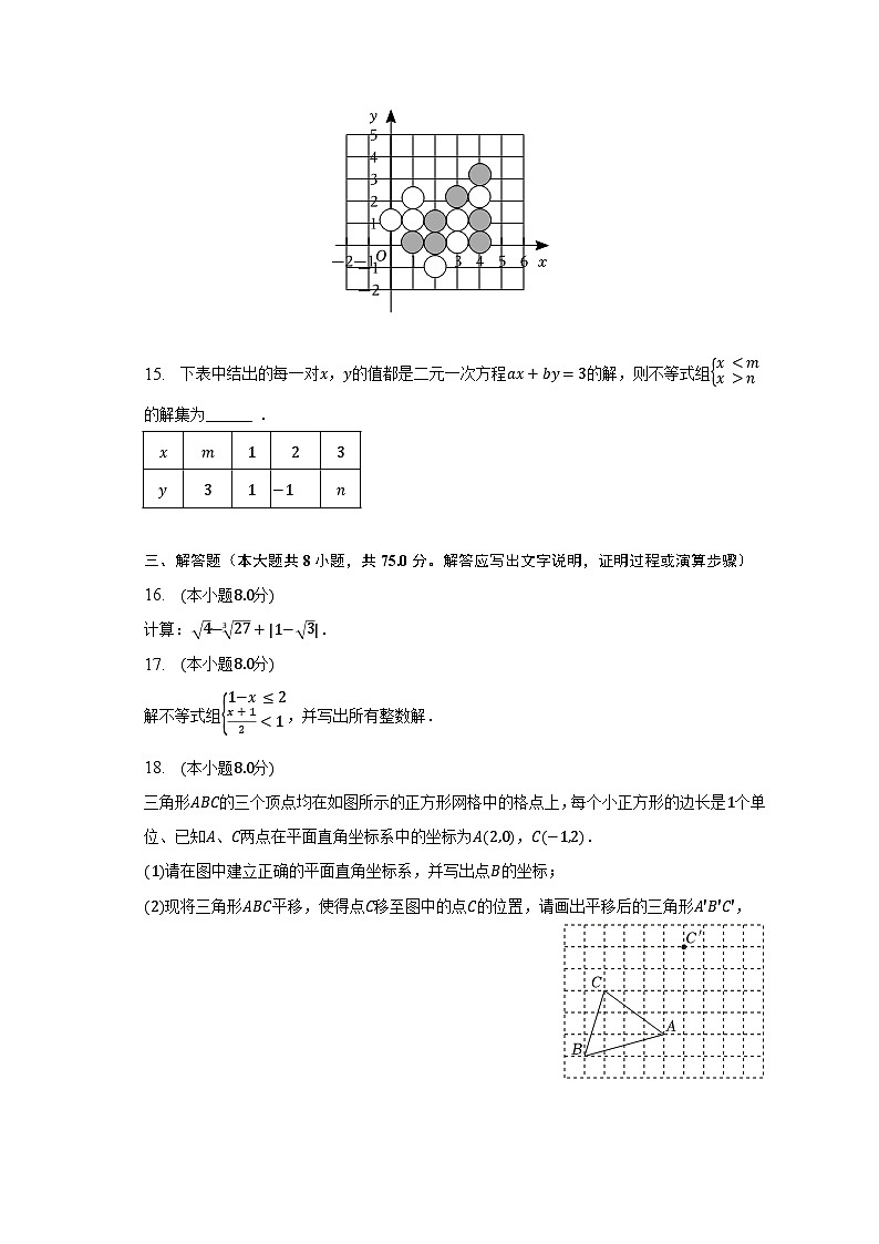 2022-2023学年广东省珠海市香洲区七年级（下）期末数学试卷（含解析）第3页
