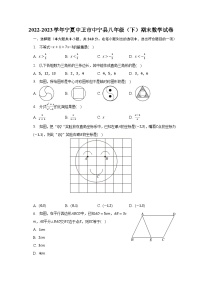 2022-2023学年宁夏中卫市中宁县八年级（下）期末数学试卷（含解析）