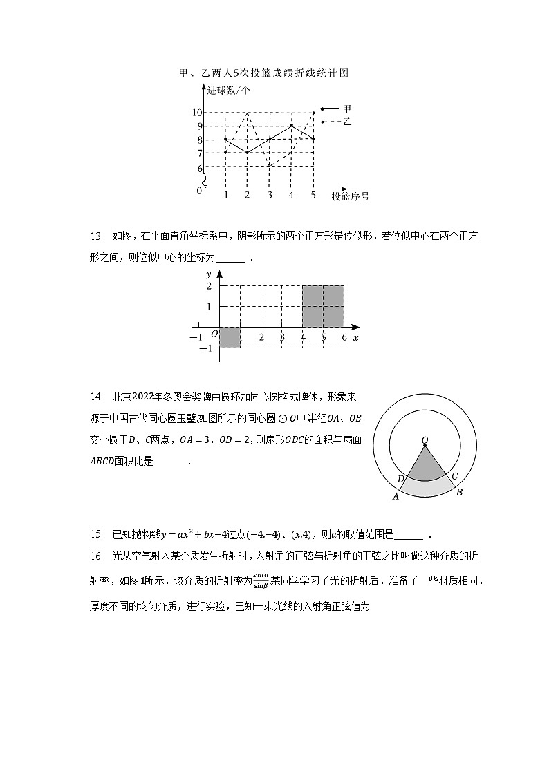 2023年浙江省金华市浦江县中考数学模拟试卷（5月份）（含解析）03