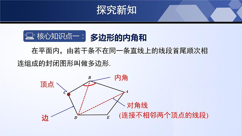 6.4.1 多边形的内角和与外角和（第1课时）（课件）-2022-2023学年八年级数学下册同步精品课堂（北师大版）第5页