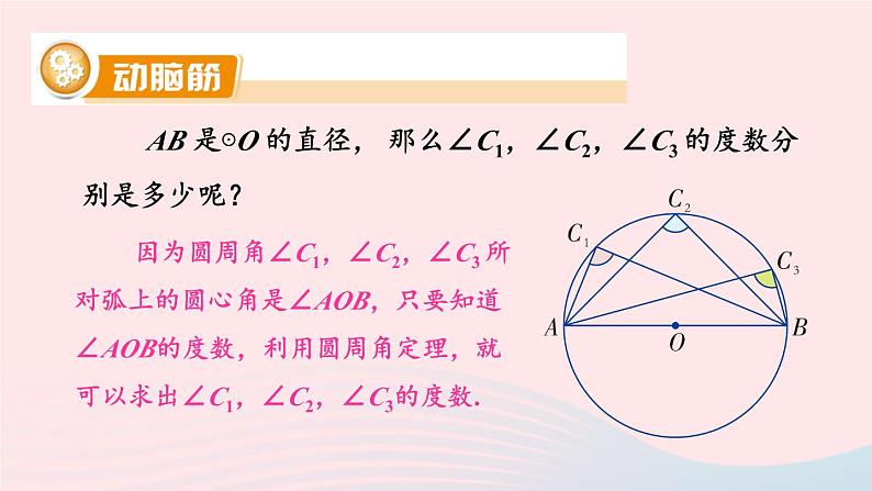 第2章圆2.2圆心角圆周角2.2.2圆周角第2课时圆周角2课件（湘教版九下）第3页