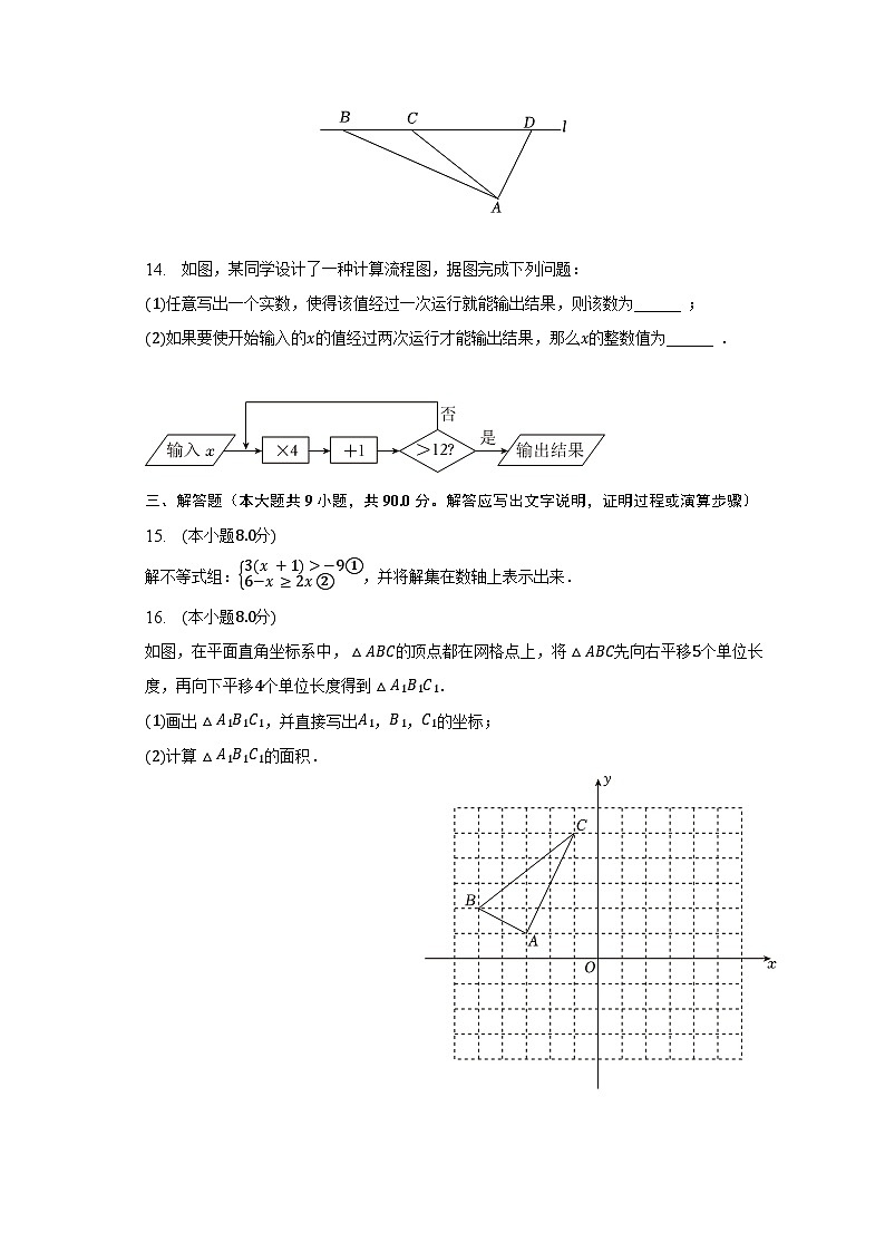 2022-2023学年安徽省淮南市凤台县七年级（下）期末数学试卷（含解析）03