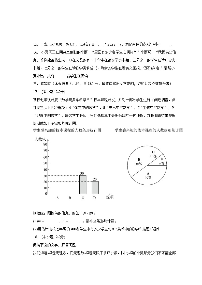 2022-2023学年山东省滨州市邹平县七年级（下）期末数学试卷（含解析）第3页