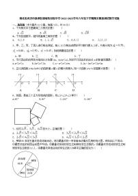 湖北省武汉市新洲区潘塘街初级中学2022-2023学年八年级下学期期末模拟测试数学试题