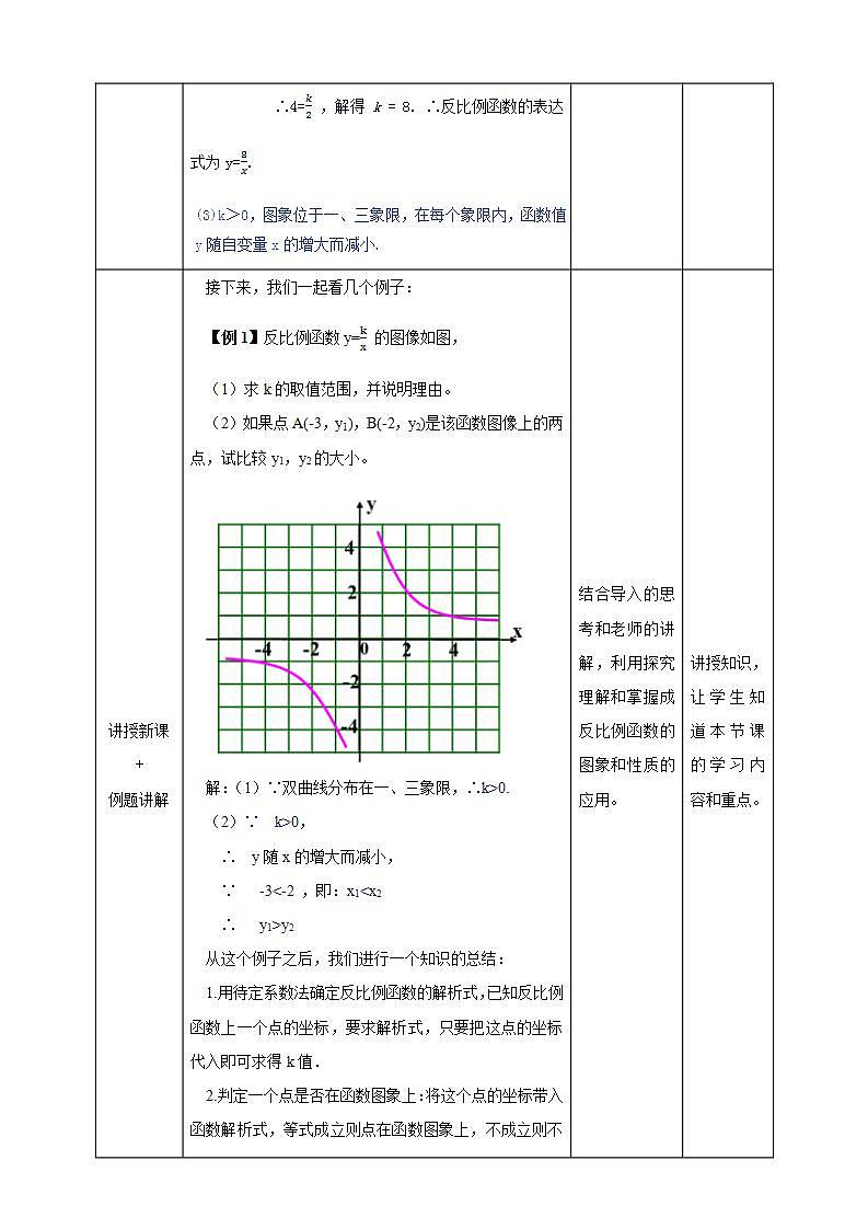 湘教版数学九年级上册  1.2.3 反比例函数图象与性质的综合应用(课件+教案+练习）02