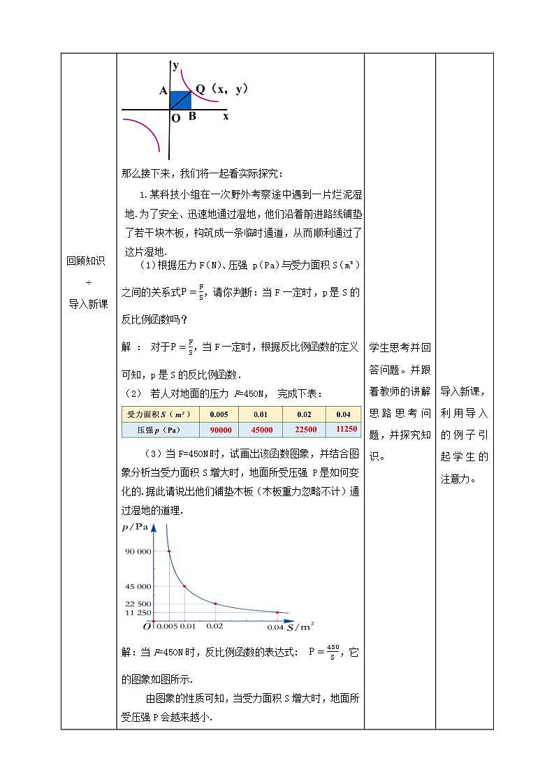 湘教版数学九年级上册  1.3 反比例函数的应用（课件+教案+练习）02