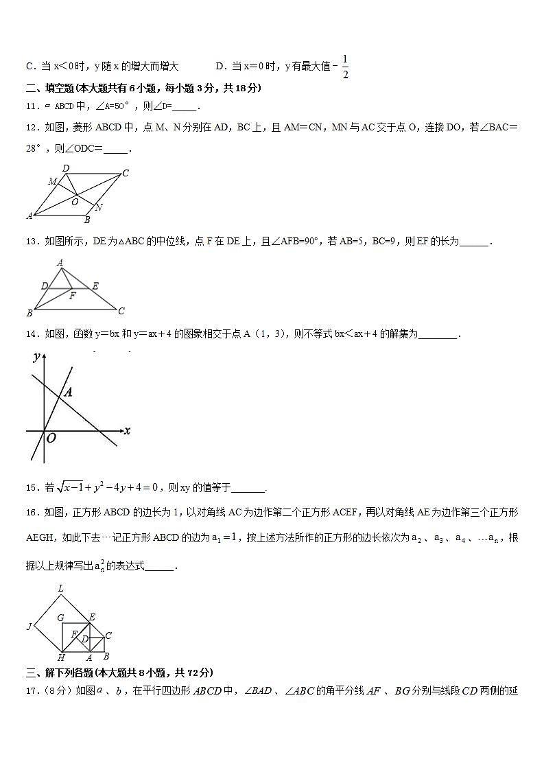 2022-2023学年上海市青浦区名校数学七年级第二学期期末统考试题含答案03