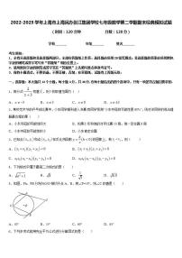 2022-2023学年上海市上海民办张江集团学校七年级数学第二学期期末经典模拟试题含答案