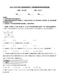 2022-2023学年上海市实验学校七下数学期末教学质量检测试题含答案