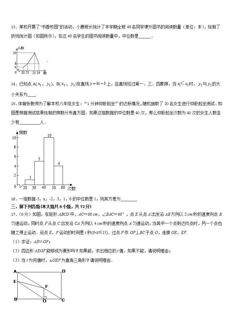 2022-2023学年上海市市西初级中学数学七下期末学业质量监测模拟试题含答案03