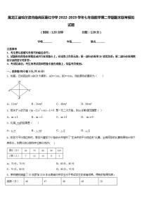 黑龙江省哈尔滨市南岗区萧红中学2022-2023学年七年级数学第二学期期末联考模拟试题含答案