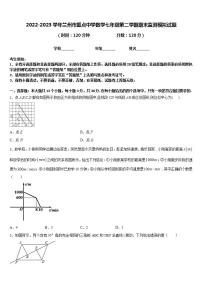 2022-2023学年兰州市重点中学数学七年级第二学期期末监测模拟试题含答案