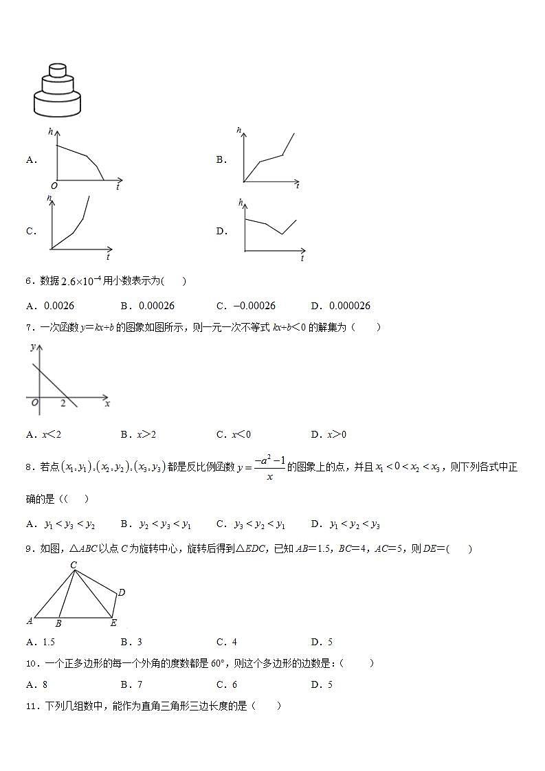 2022-2023学年兴安市重点中学七年级数学第二学期期末经典试题含答案第2页