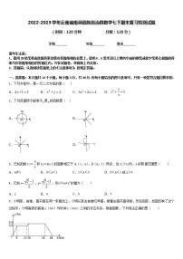 2022-2023学年云南省南涧彝族自治县数学七下期末复习检测试题含答案