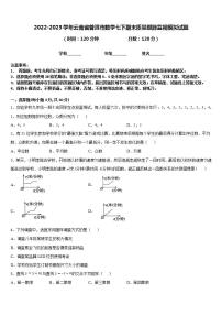 2022-2023学年云南省普洱市数学七下期末质量跟踪监视模拟试题含答案