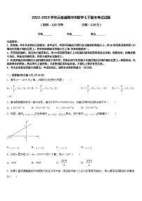 2022-2023学年云南省腾冲市数学七下期末考试试题含答案