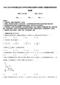 2022-2023学年内蒙古北京八中学乌兰察布分校数学七年级第二学期期末教学质量检测试题含答案