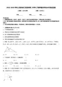 2022-2023学年上海市徐汇区田林第二中学七下数学期末学业水平测试试题含答案