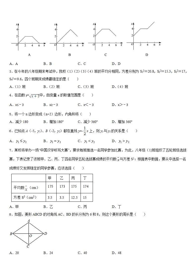 2022-2023学年内蒙古呼和浩特开来中学数学七下期末检测模拟试题含答案02