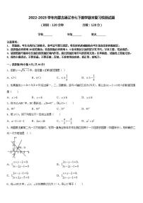 2022-2023学年内蒙古通辽市七下数学期末复习检测试题含答案