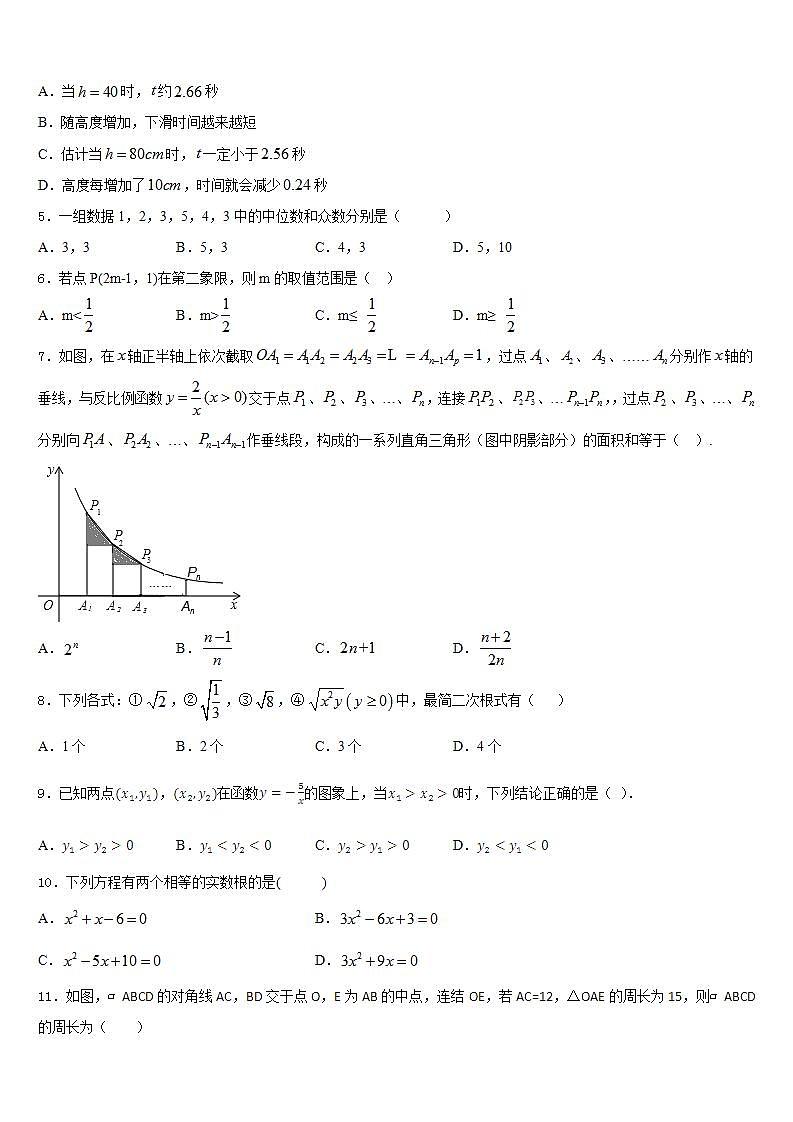 2022-2023学年内蒙古突泉县六户中学数学七年级第二学期期末检测模拟试题含答案02