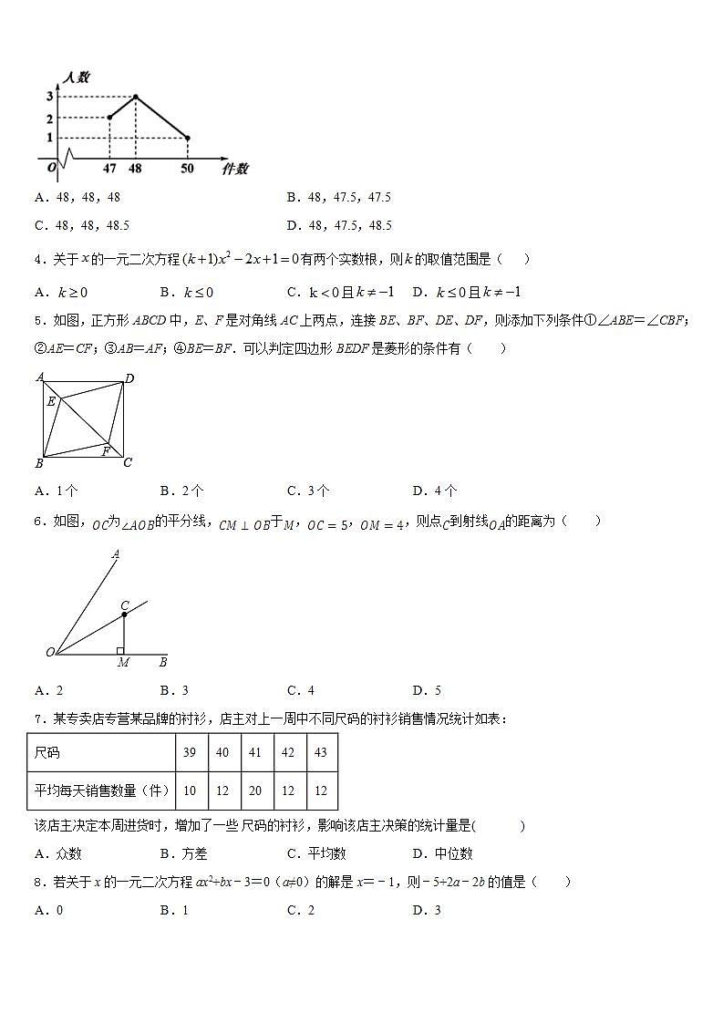 2022-2023学年内蒙古乌海市海南区七下数学期末联考模拟试题含答案02
