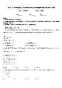 2022-2023学年内蒙古自治区乌海市七下数学期末教学质量检测模拟试题含答案