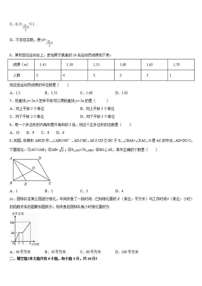 2022-2023学年内蒙古准格尔旗数学七年级第二学期期末学业质量监测试题含答案第2页